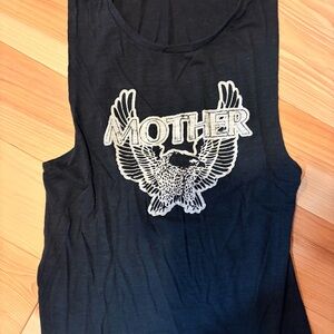 Bella Canvas Black Women’s Tank Top Mother Eagle Biker Grunge